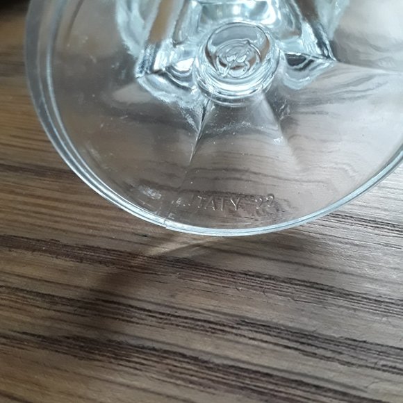 Vintage Borgonovo Milano 15 Cut Glass Footed 6" Bud Vase - Made in Italy- NIB - Picture 4 of 5